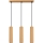 Candeeiro suspenso KARBON 3xGU10/10W/230V dourado