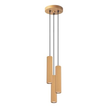 Candeeiro suspenso KARBON 3xGU10/10W/230V dourado