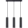 Candeeiro suspenso KARBON 3xGU10/10W/230V preto