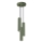 Candeeiro suspenso KARBON 3xGU10/10W/230V verde