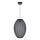 Candeeiro suspenso KAREI 1xE27/20W/230V diâmetro 30 cm preto