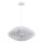 Candeeiro suspenso KINU 1xE27/20W/230V diâmetro 50 cm branco