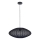 Candeeiro suspenso KINU 1xE27/20W/230V diâmetro 50 cm preto