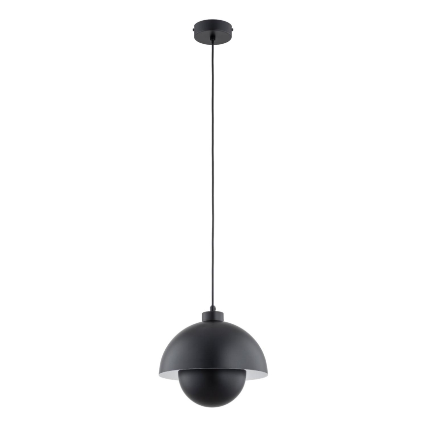 Candeeiro suspenso KUGER 1xE27/15W/230V preto