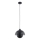 Candeeiro suspenso KUGER 1xE27/15W/230V preto