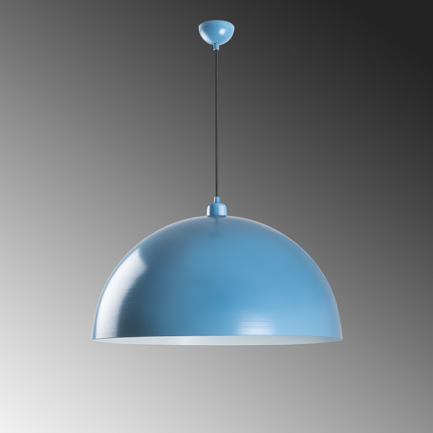 Candeeiro suspenso KURE 1xE27/40W/230V azul