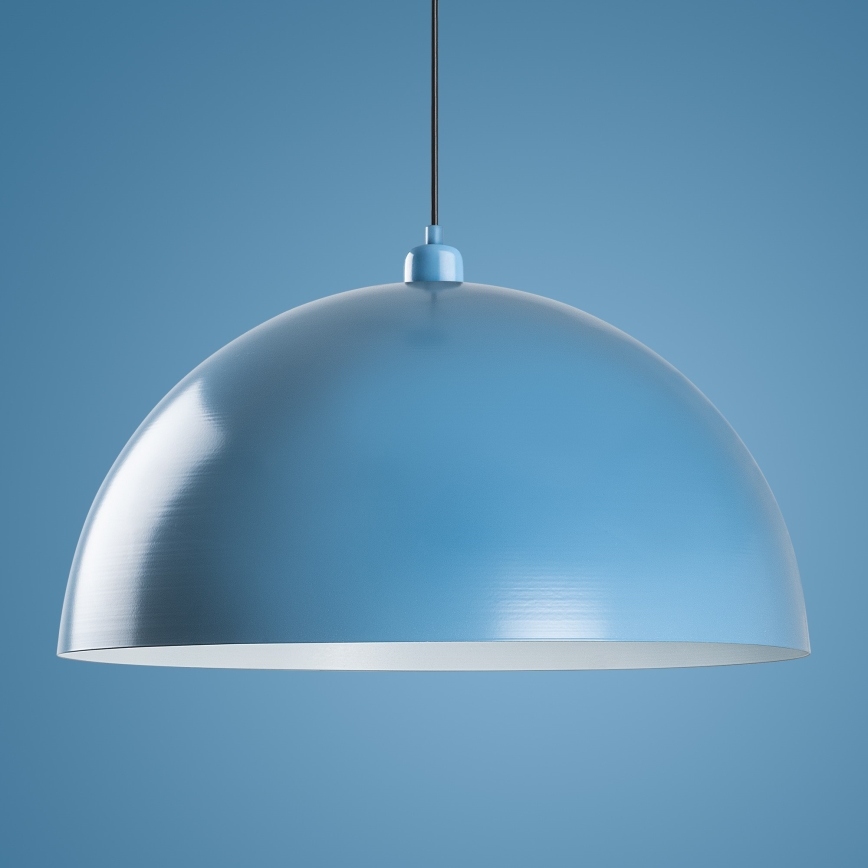 Candeeiro suspenso KURE 1xE27/40W/230V azul
