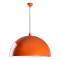 Candeeiro suspenso KURE 1xE27/40W/230V laranja