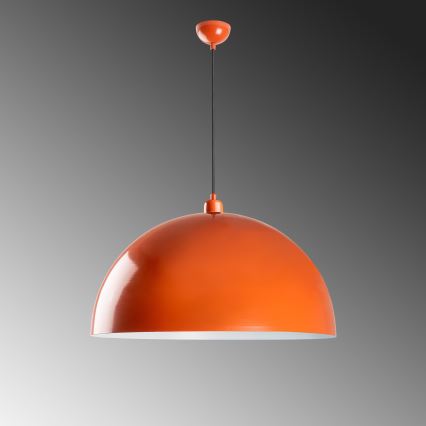 Candeeiro suspenso KURE 1xE27/40W/230V laranja