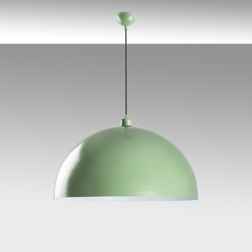 Candeeiro suspenso KURE 1xE27/40W/230V verde