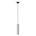 Candeeiro suspenso LAGOS 1xGU10/10W/230V cromado brilhante