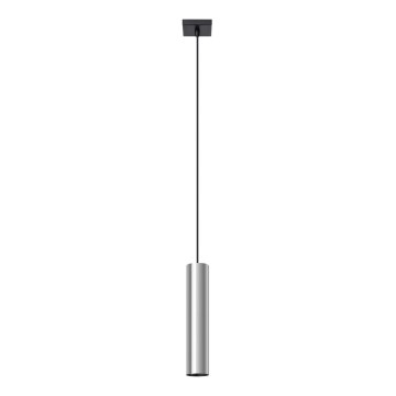 Candeeiro suspenso LAGOS 1xGU10/10W/230V cromado brilhante