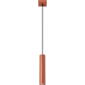 Candeeiro suspenso LAGOS 1xGU10/10W/230V vermelho