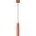 Candeeiro suspenso LAGOS 1xGU10/10W/230V vermelho