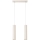 Candeeiro suspenso LAGOS 2xGU10/10W/230V creme