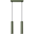 Candeeiro suspenso LAGOS 2xGU10/10W/230V verde