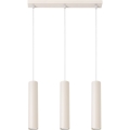 Candeeiro suspenso LAGOS 3xGU10/10W/230V creme