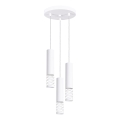 Candeeiro suspenso LAMI 3xGU10/10W/230V branco