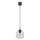 Candeeiro suspenso LAPS 1xE27/15W/230W preto