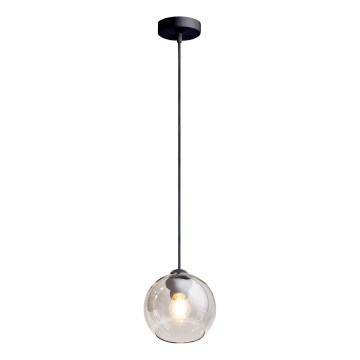 Candeeiro suspenso LATIL 1xE27/60W/230V preto