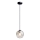 Candeeiro suspenso LATIL 1xE27/60W/230V preto