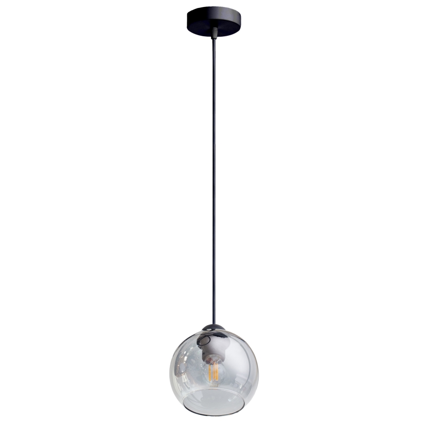 Candeeiro suspenso LATIL 1xE27/60W/230V preto