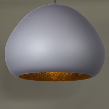 Candeeiro suspenso LAVA 1xE27/15W/230V cinzento/preto