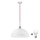 Candeeiro suspenso LED 1xE27/60W/230V branco