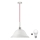 Candeeiro suspenso LED 1xE27/60W/230V branco
