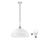 Candeeiro suspenso LED 1xE27/60W/230V branco
