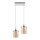 Candeeiro suspenso LED 2xLED/5W/230V branco/transparente