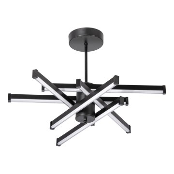 Candeeiro suspenso LED 6xLED/10W/230V 3000-6500K diâmetro 66 cm preto