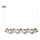Candeeiro suspenso LED BOLLA LED/32W/230V cromado brilhante/fumado