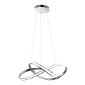 Candeeiro suspenso LED CAPPIO LED/36W/230V cromado brilhante
