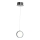 Candeeiro suspenso LED CIRCOLO LED/7W/230V cromado brilhante