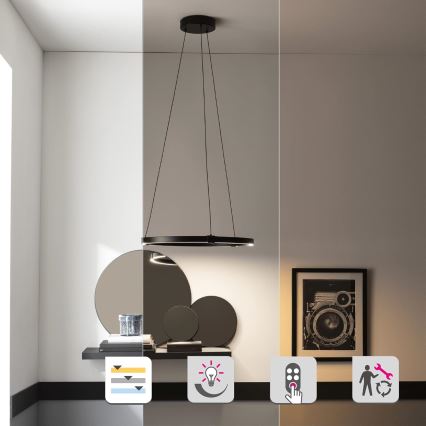 Candeeiro suspenso LED com regulação CASSINI LED/33W/230V 2700-6500K + comando