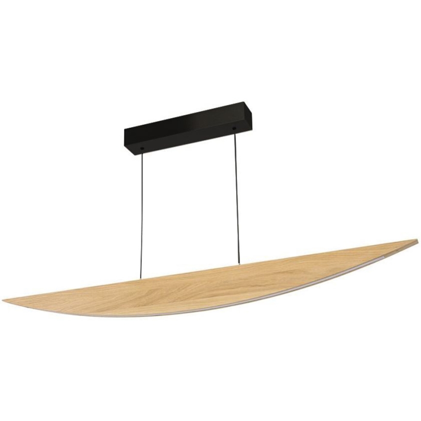 Candeeiro suspenso LED com regulação DUBAI LED/14W/230V carvalho