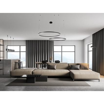 Candeeiro suspenso LED com regulação LED/100W/230V 3000-6500K + comando