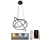 Candeeiro suspenso LED com regulação LED/105W/230V 3000-6500K diâmetro 60 cm + comando