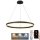 Candeeiro suspenso LED com regulação LED/110W/230V 3000-6500K diâmetro 80 cm + comando