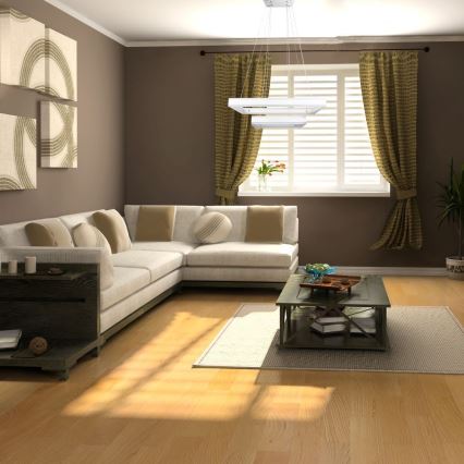 Candeeiro suspenso LED com regulação LED/113W/230V 3000K branco