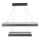 Candeeiro suspenso LED com regulação LED/113W/230V 3000K castanho