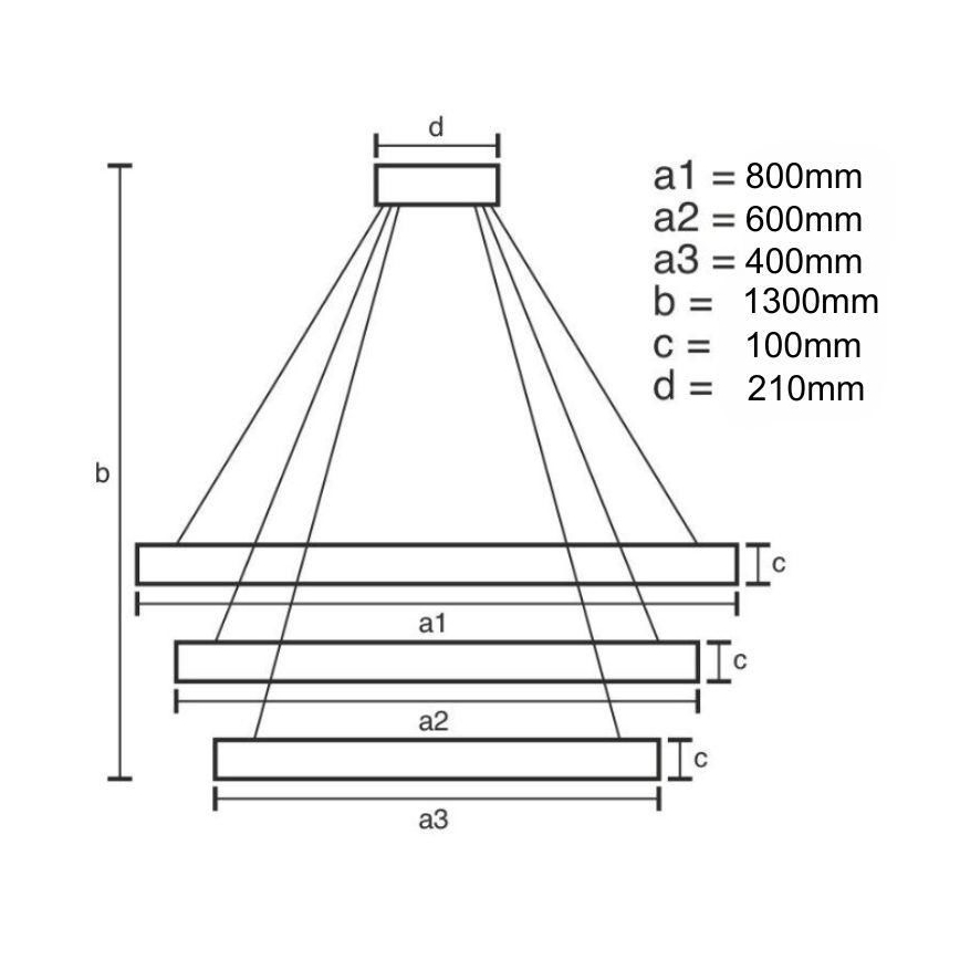 Lustre de cristal regulável num fio LED/115W/230V 3000-6500K cromado brilhante + comando