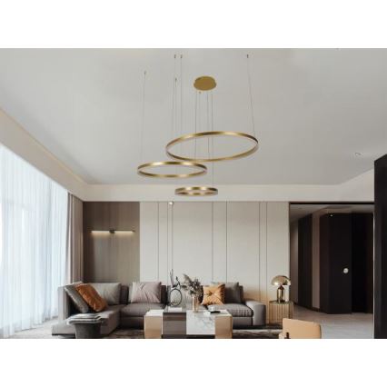 Candeeiro suspenso LED com regulação LED/125W/230V 3000-6500K + comando