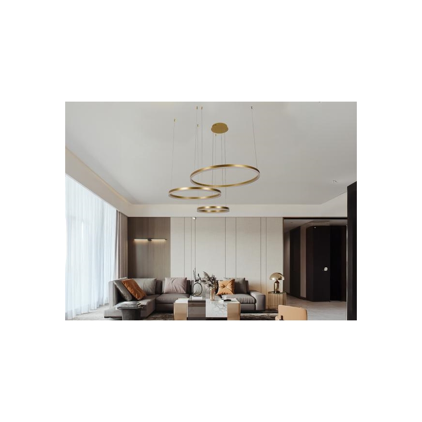 Candeeiro suspenso LED com regulação LED/125W/230V 3000-6500K + comando