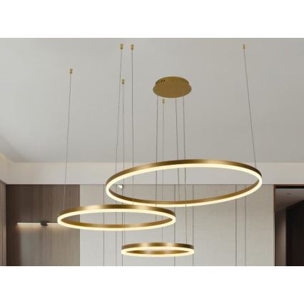 Candeeiro suspenso LED com regulação LED/125W/230V 3000-6500K + comando