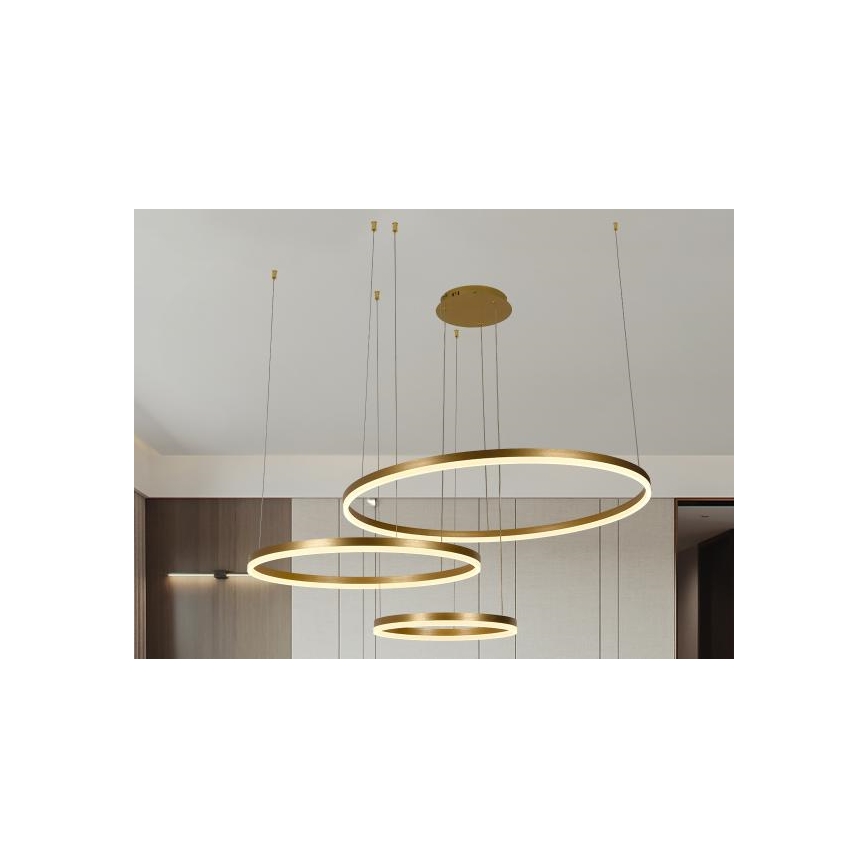 Candeeiro suspenso LED com regulação LED/125W/230V 3000-6500K + comando