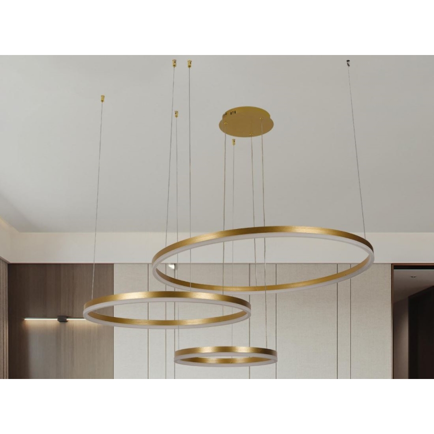 Candeeiro suspenso LED com regulação LED/125W/230V 3000-6500K + comando