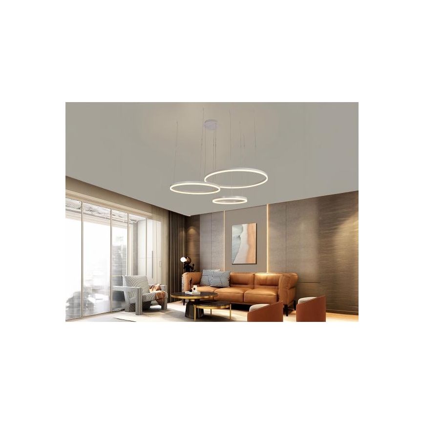 Candeeiro suspenso LED com regulação LED/125W/230V 3000-6500K + comando