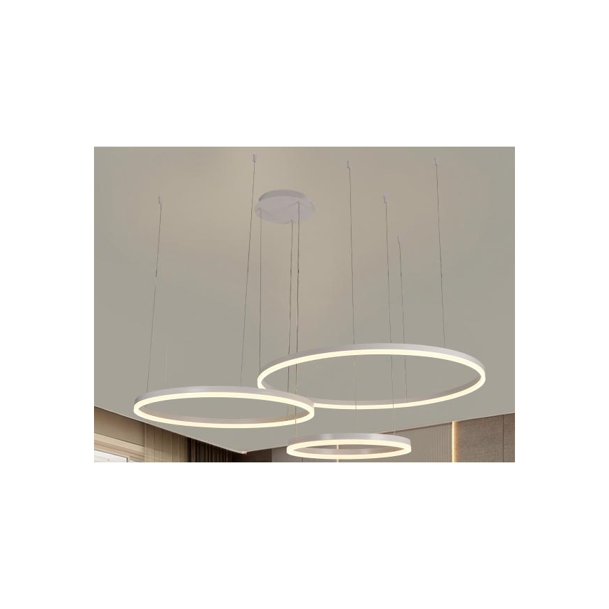 Candeeiro suspenso LED com regulação LED/125W/230V 3000-6500K + comando